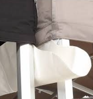 Gouttière de jonction horizontale en PVC